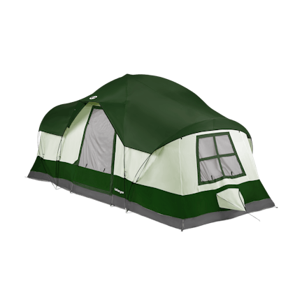 Green White Tahoe Gear Jasper 7 Person Family Cabin Dome Outdoor