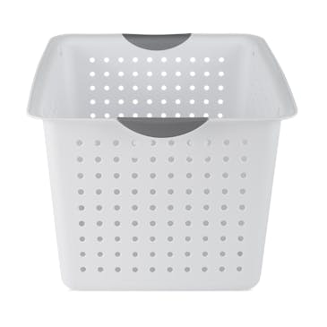 Sterilite Deep Ultra Plastic Stacking Storage Basket 6 Pack 6 X